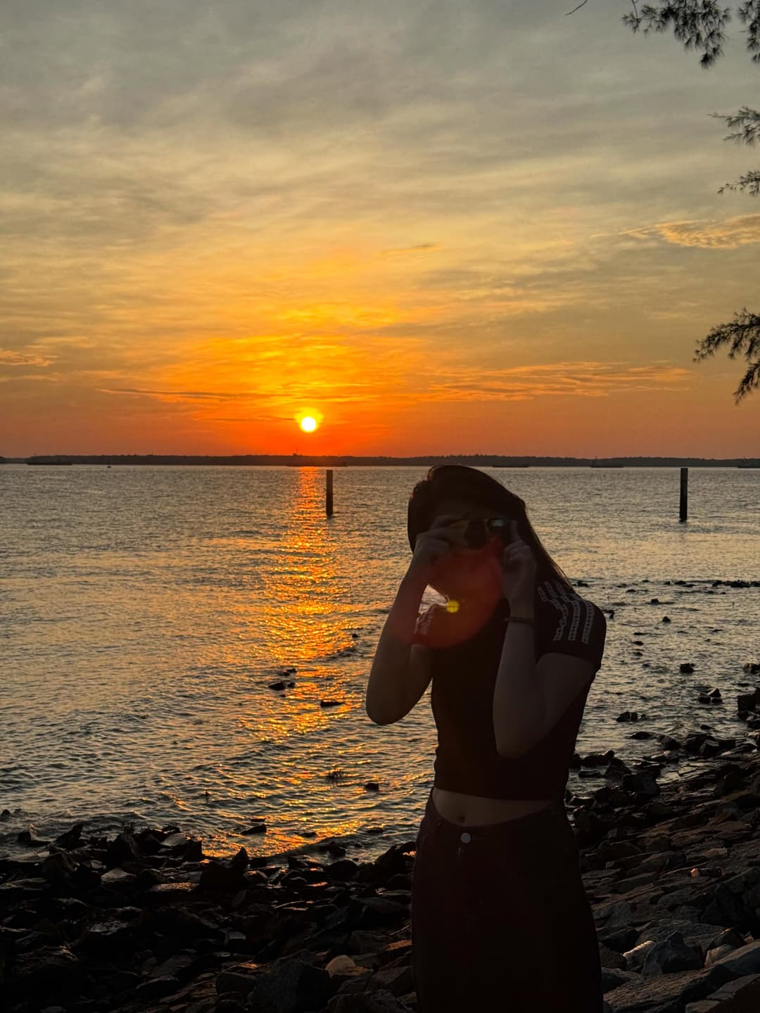 Waited an hour for the sunset 🧡 6