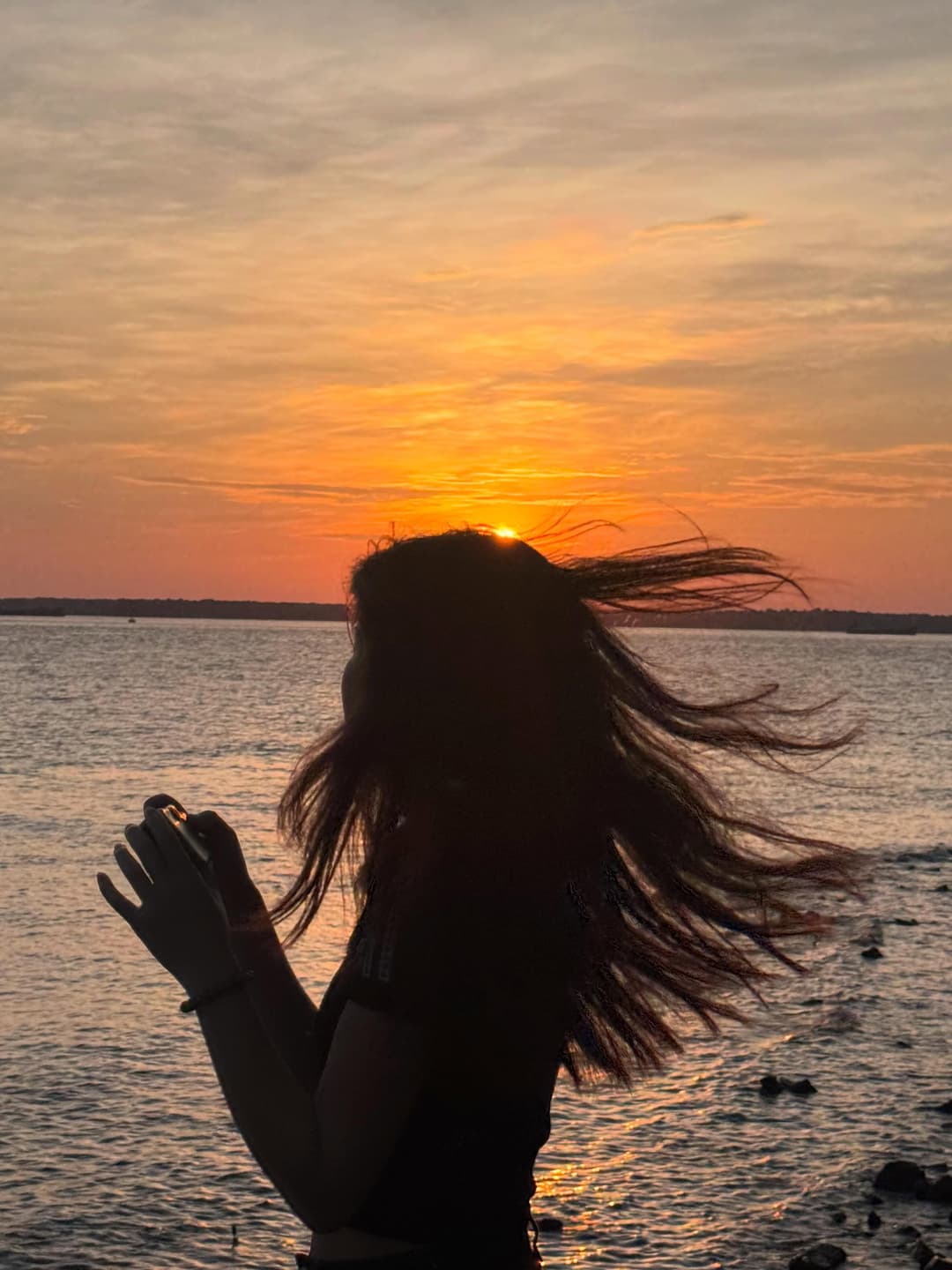 Waited an hour for the sunset 🧡 2