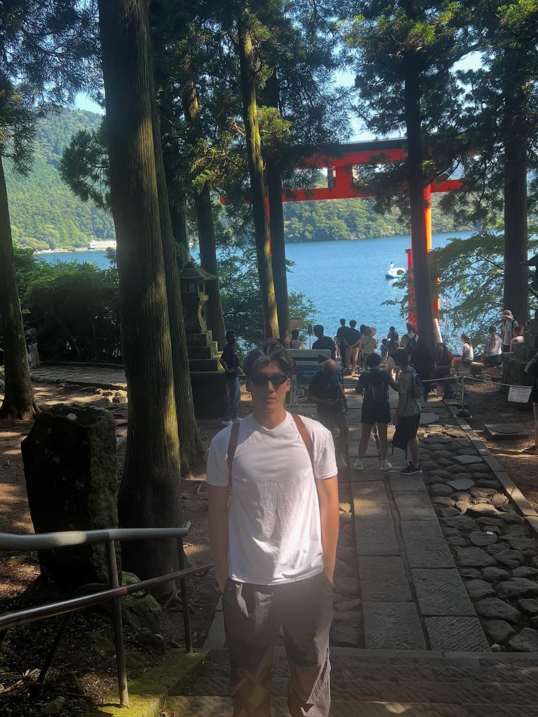 with wind