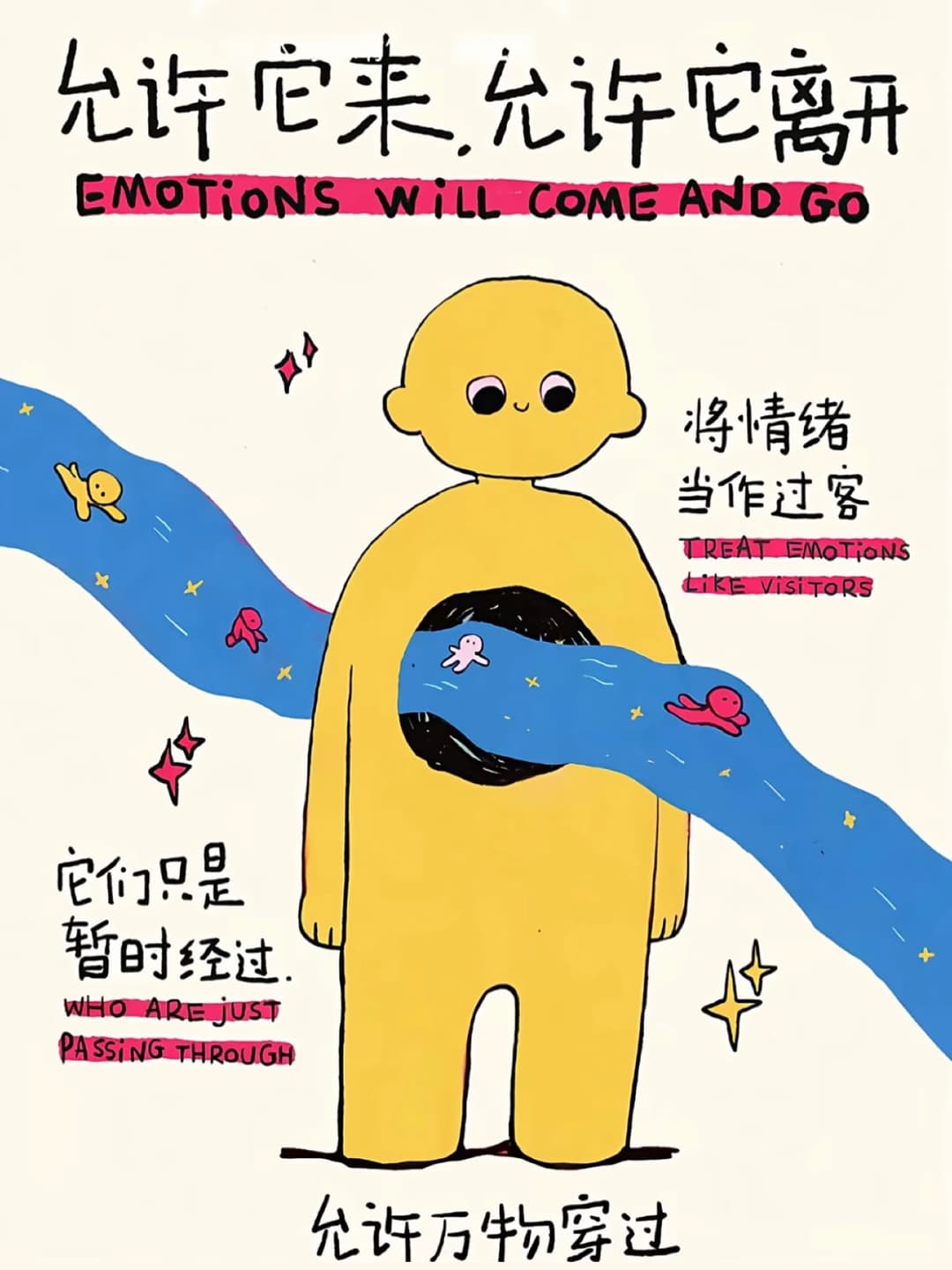 Allow emotions to be free, embrace everything 8