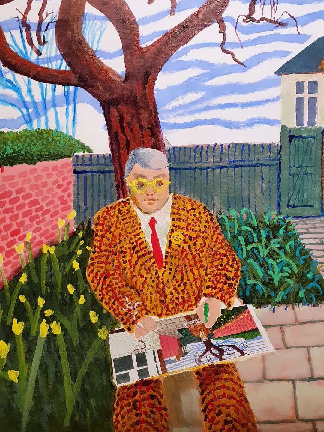 David Hockney Exhibition Map