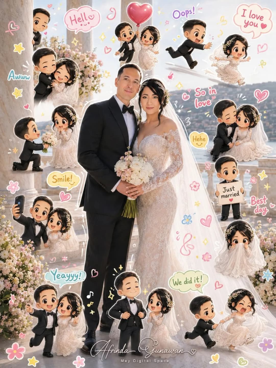 Our Wedding Day Map 2