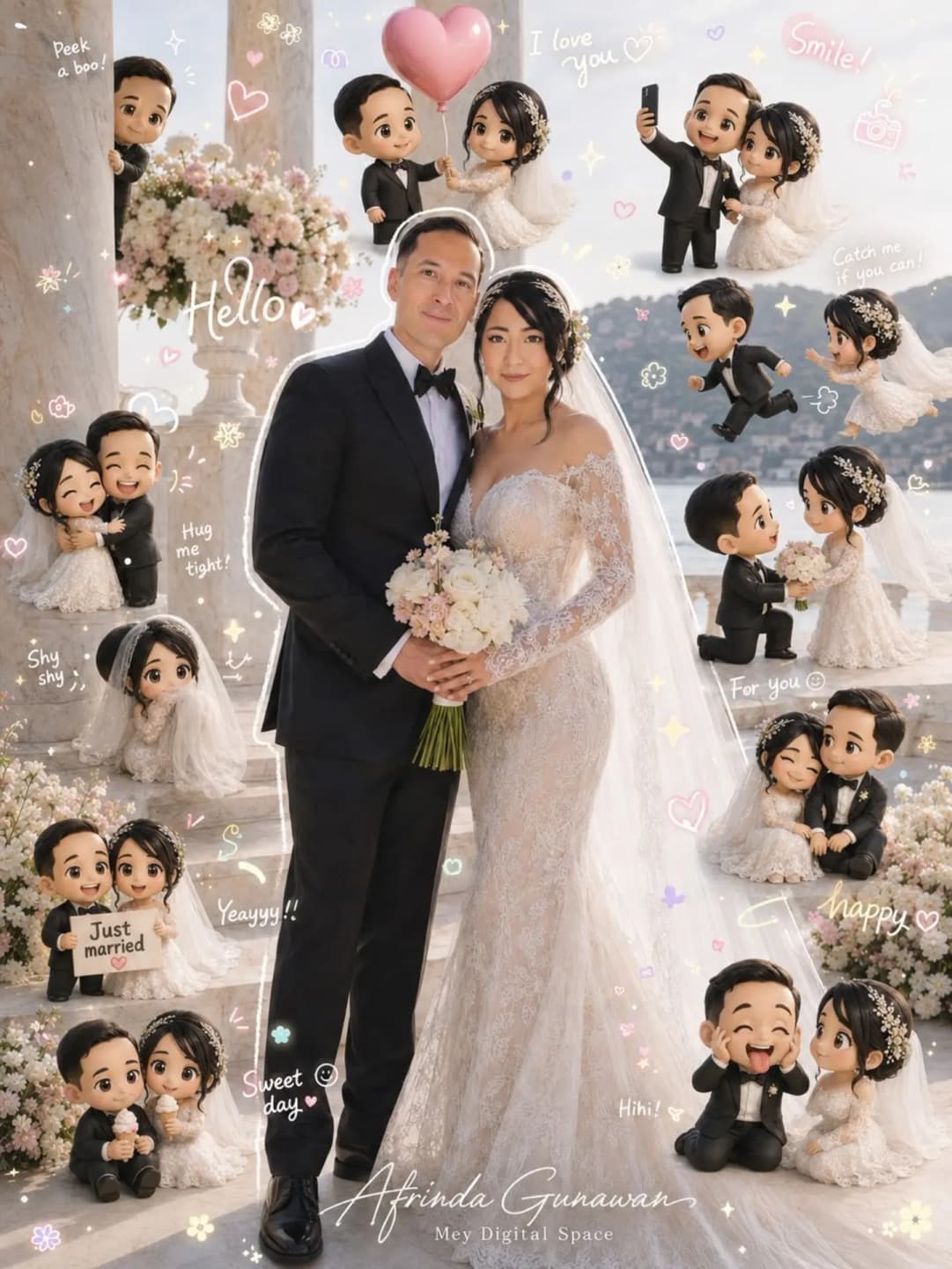 Our Wedding Day Map 3