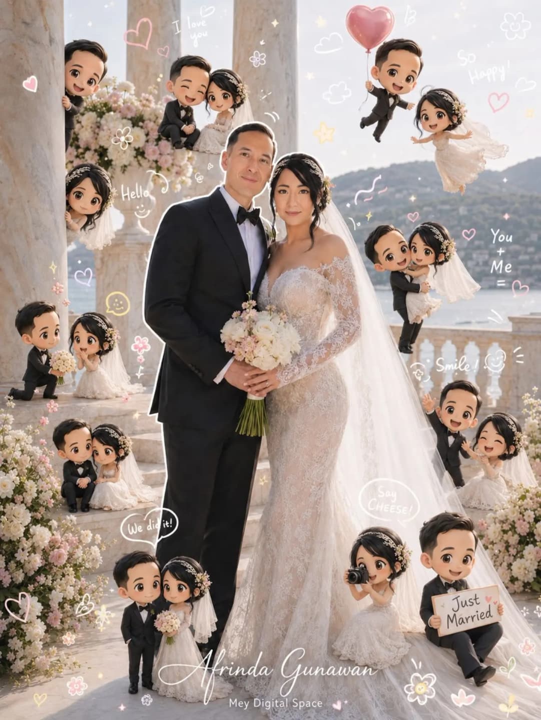 Our Wedding Day Map 4