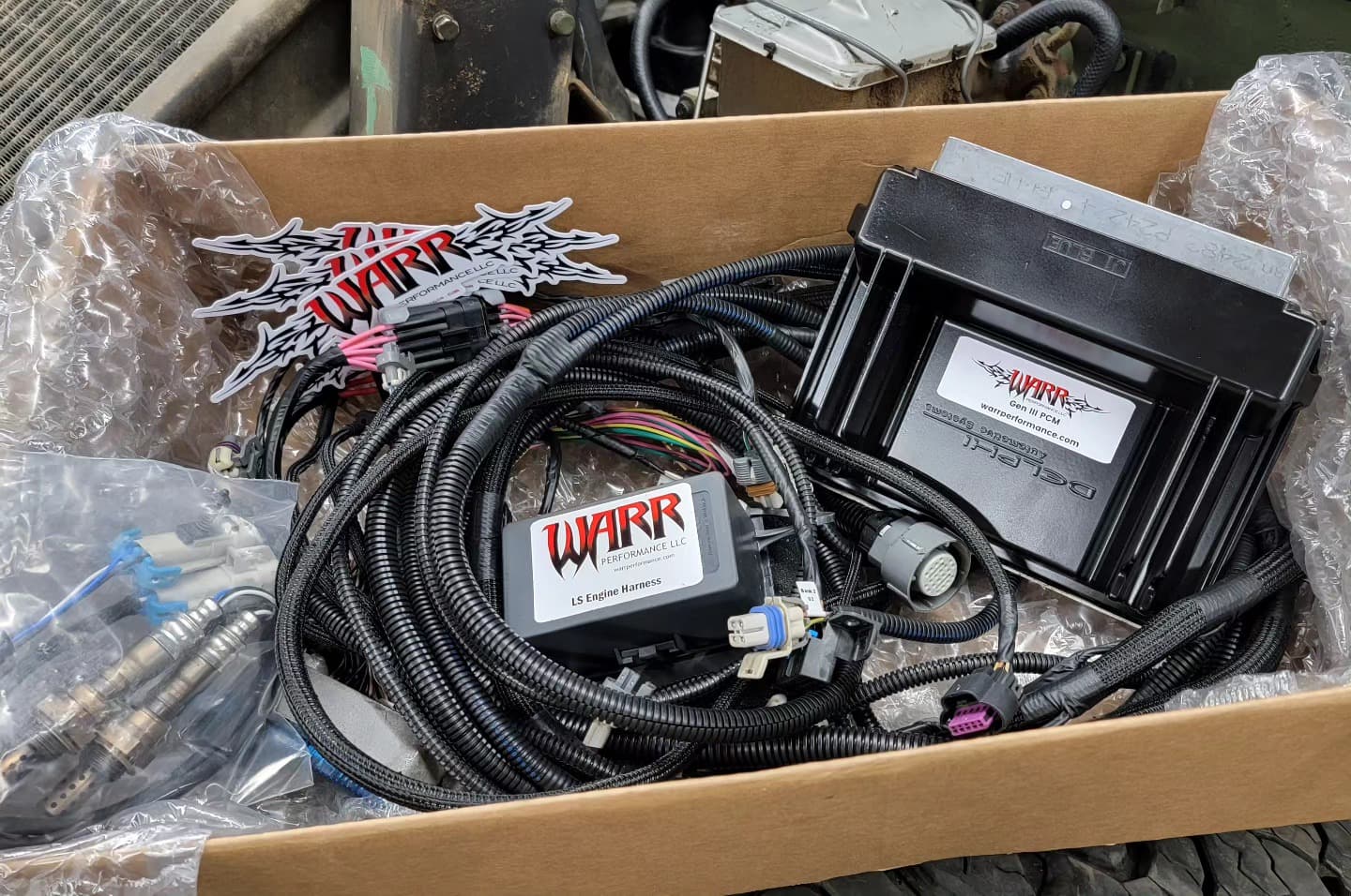 Humvee LS Swap Harness Arrived!