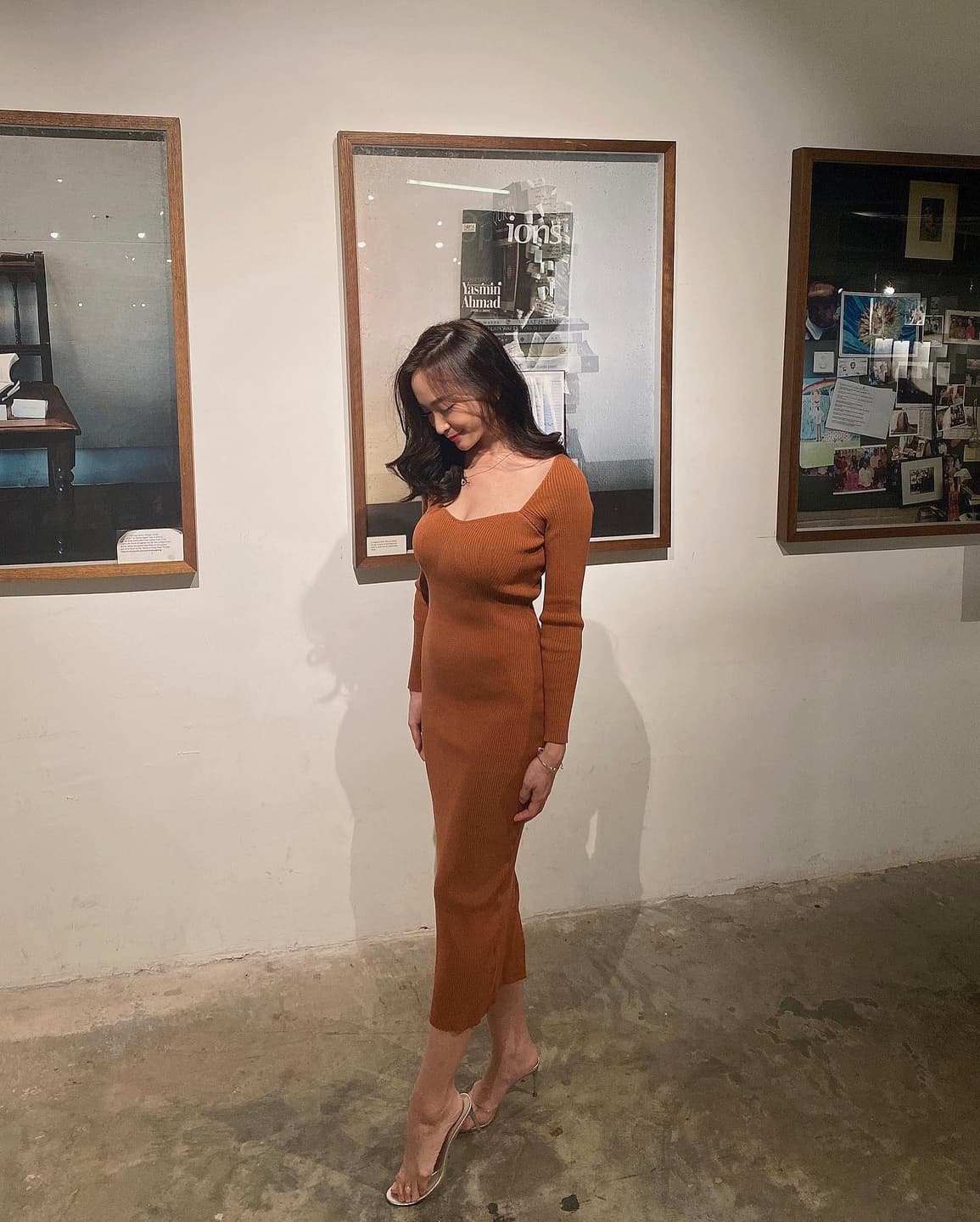 Bella Knit Midi Dress Details 6