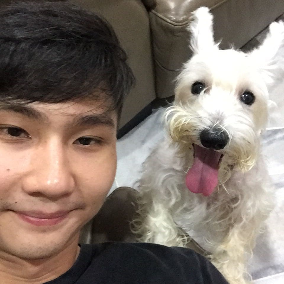 My dog's calling me!