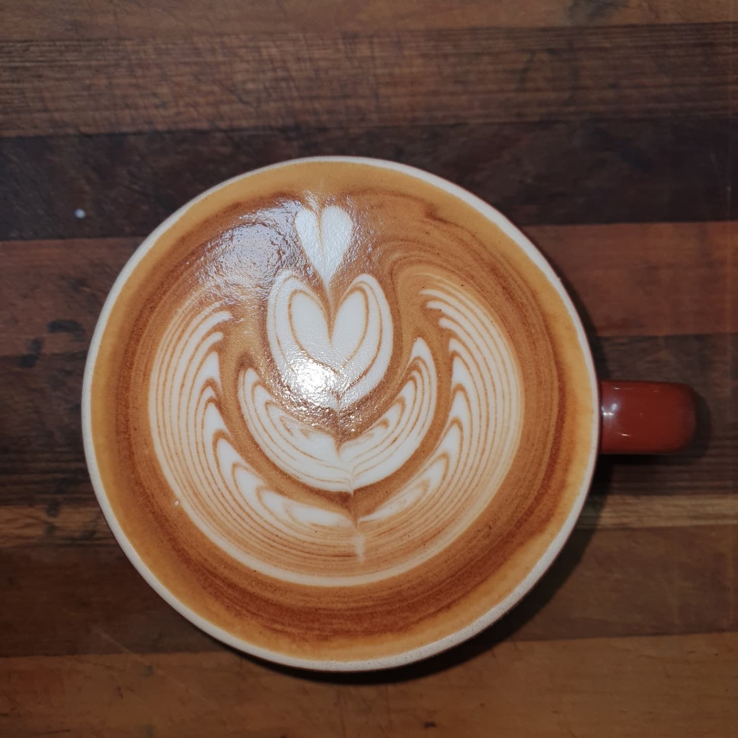Latte art practice for the café 3