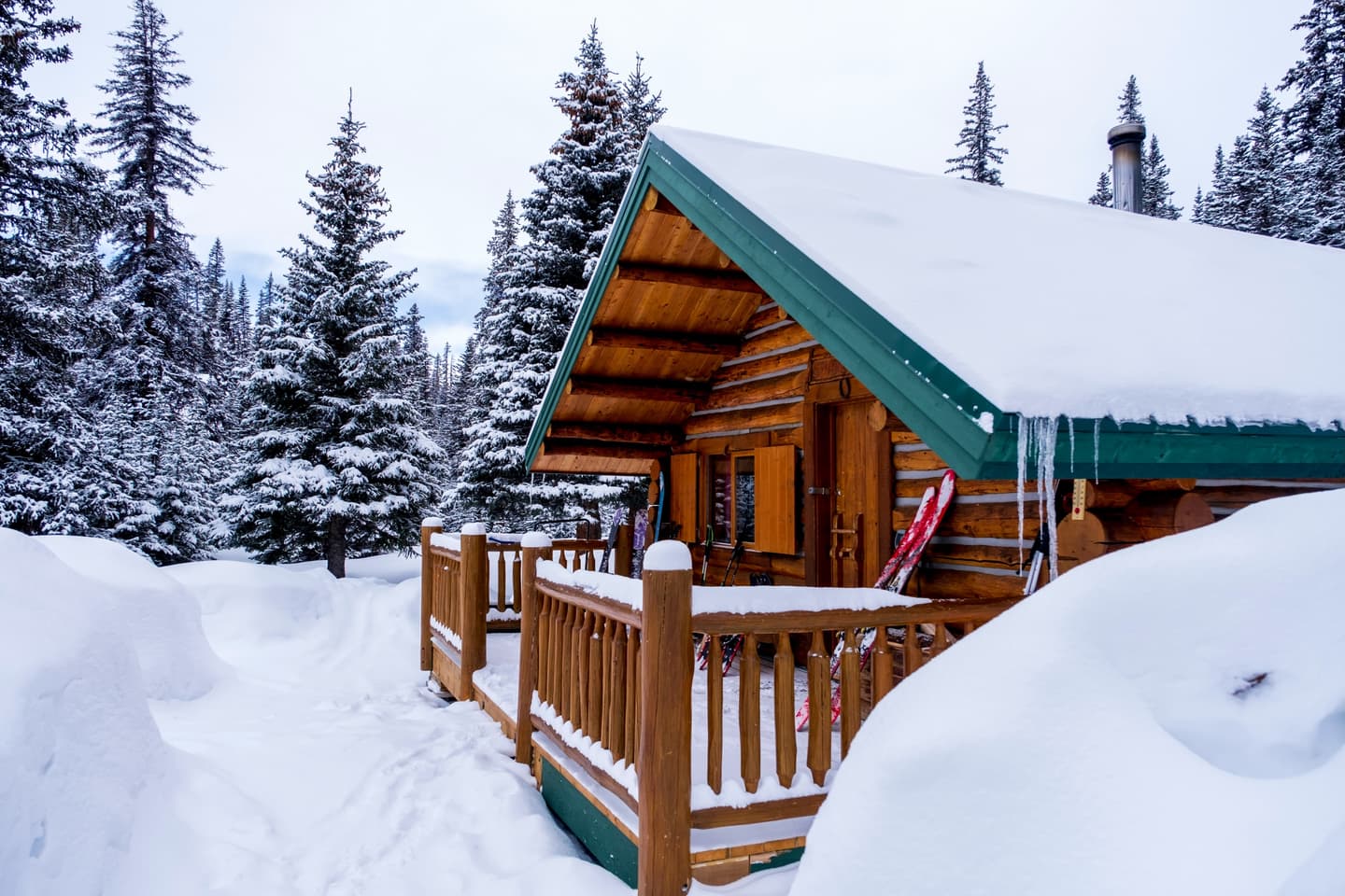 Shangrila Hut: Jasper Ski Cabin Map
