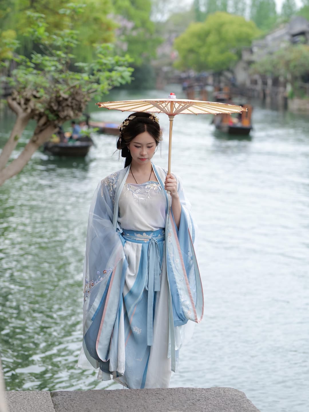 Sky blue waits for the misty rain, and I am waiting for you