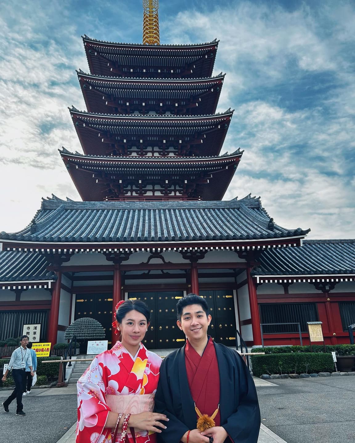Kimono experience with my husband 6