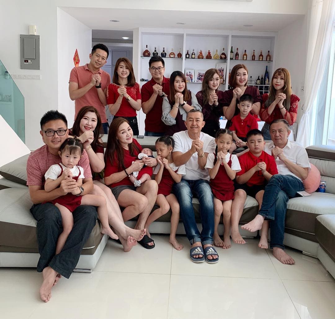 New Year reunion photo