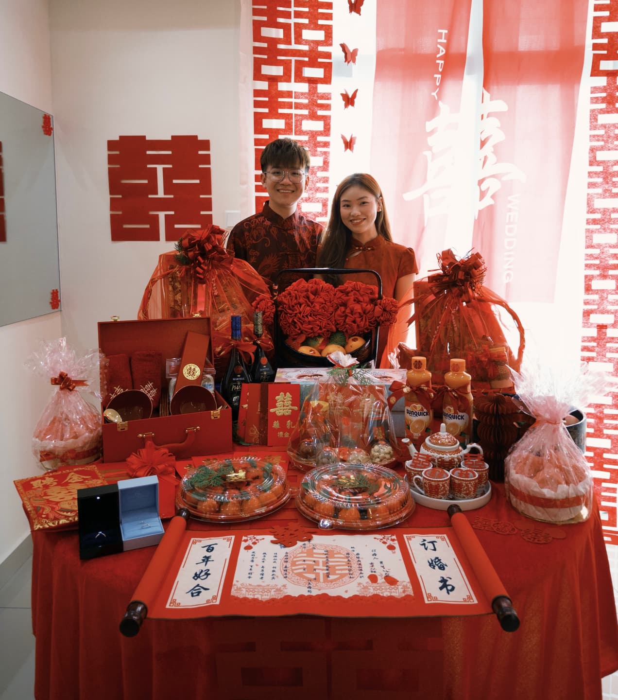 Betrothal gift map share
