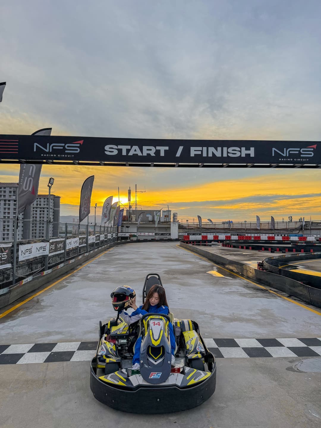First experience of Penang rooftop go-karting 3