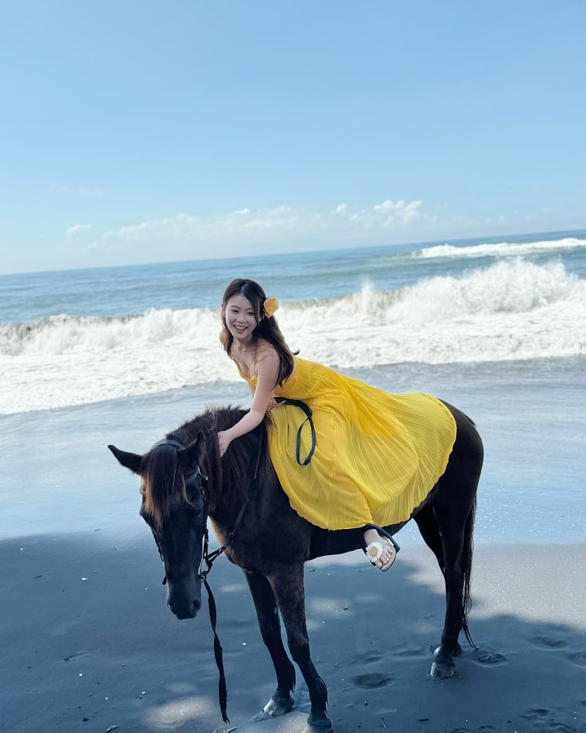 The horse's name is Angel