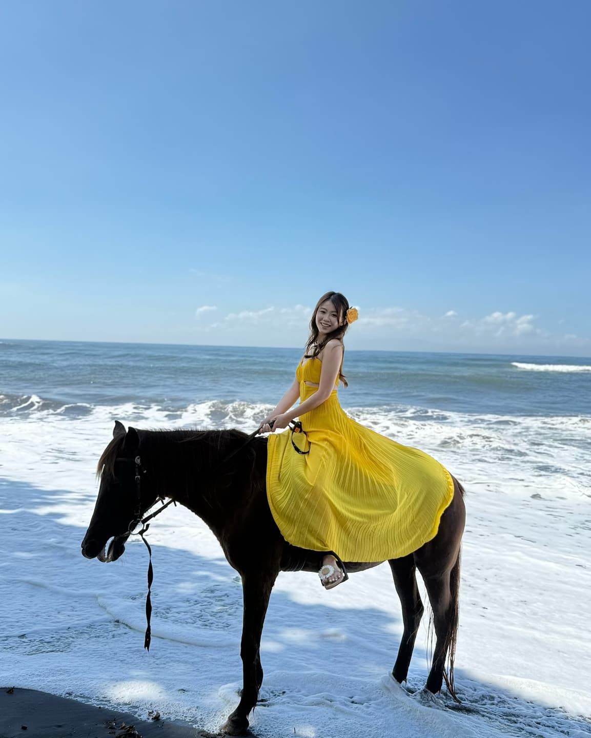 The horse's name is Angel 4