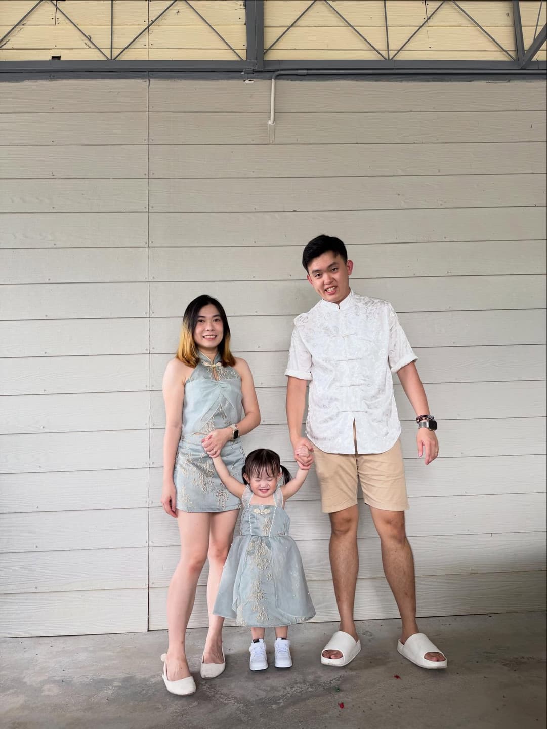 Second day of Chinese New Year, visiting my mother's home, mother-daughter outfits map 2