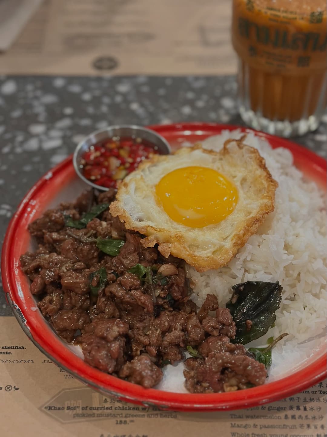 Thai-Hong Kong Wok Beef Noodles Map