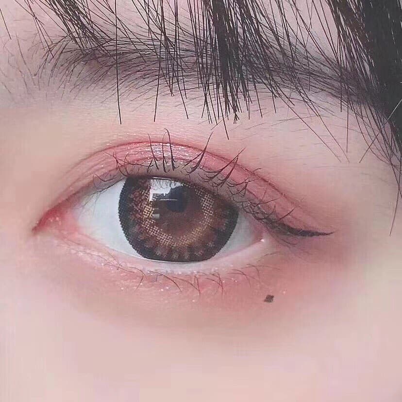 Cherry brown coloured contact lenses, buy one get one free