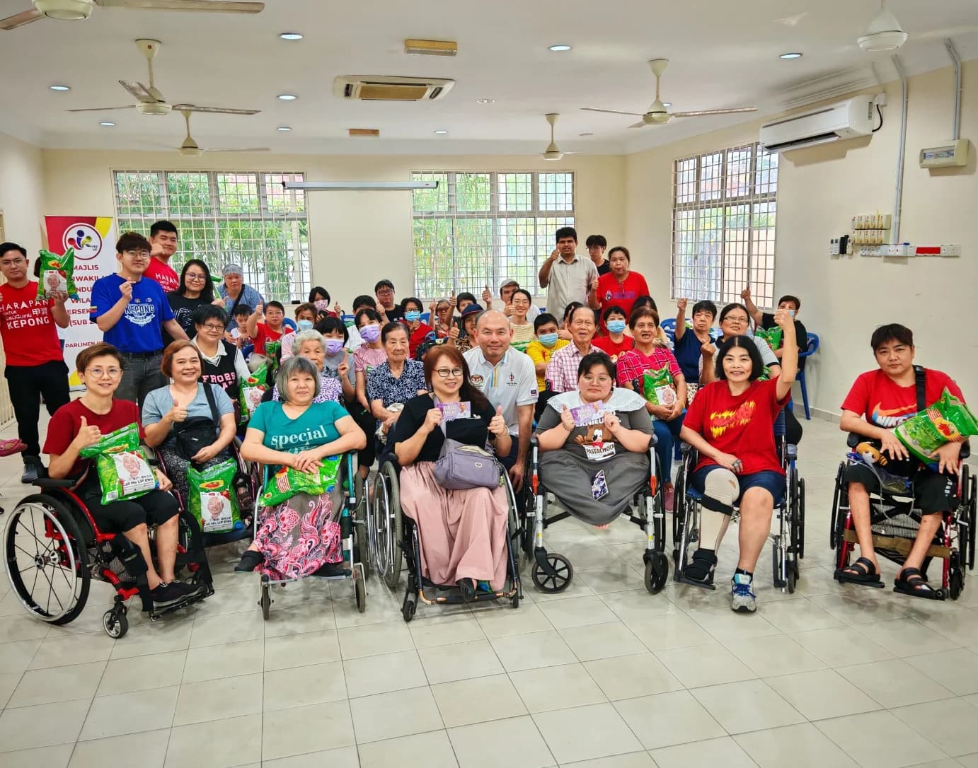 Kepong Aid and Rice Distribution