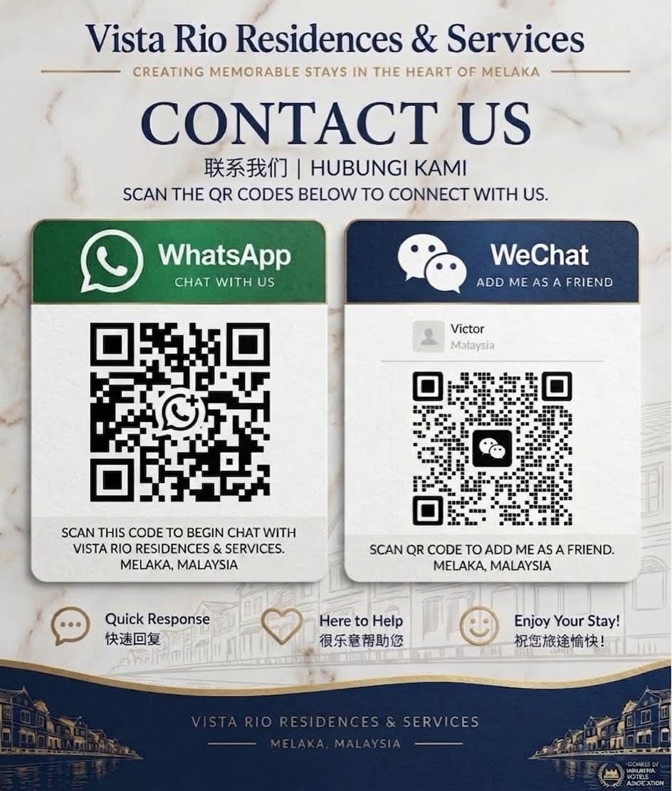 Melaka Stays: Vista Rio Residences & More