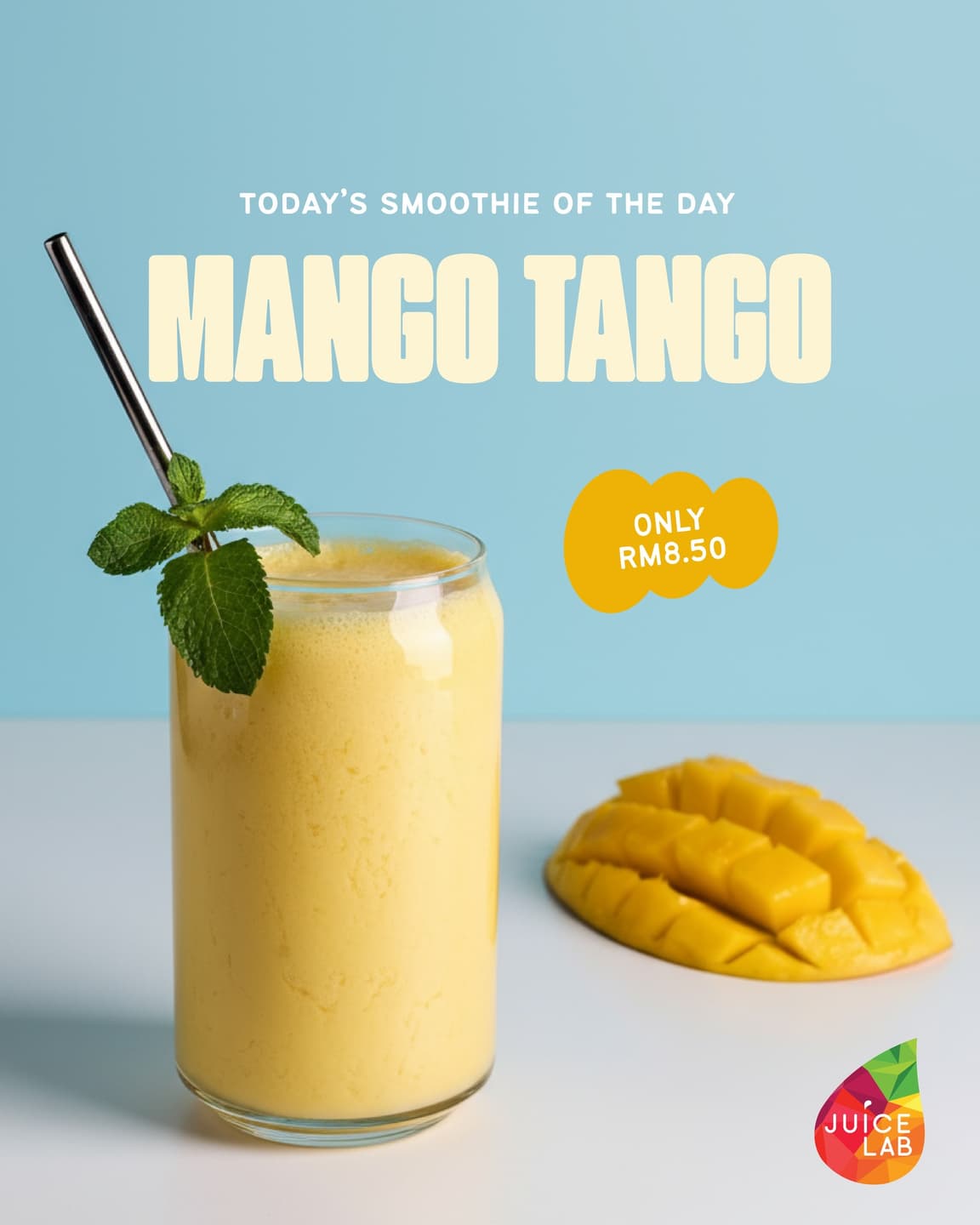 Mango Tango o JuiceLab heddiw