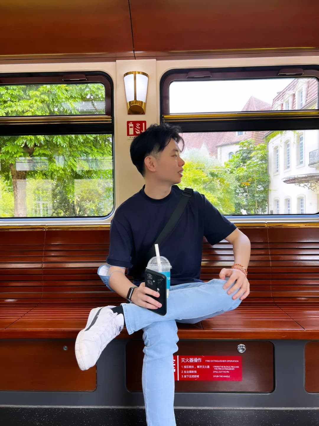 European Small Town Train Journey