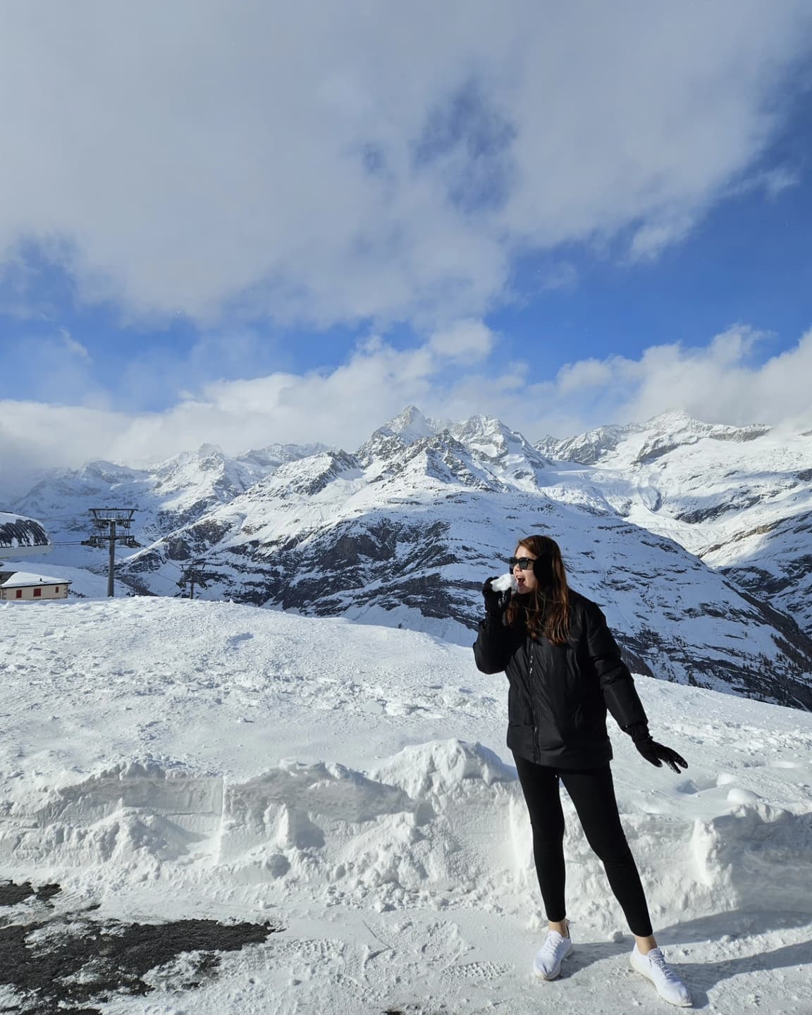 My first snow experience! 2