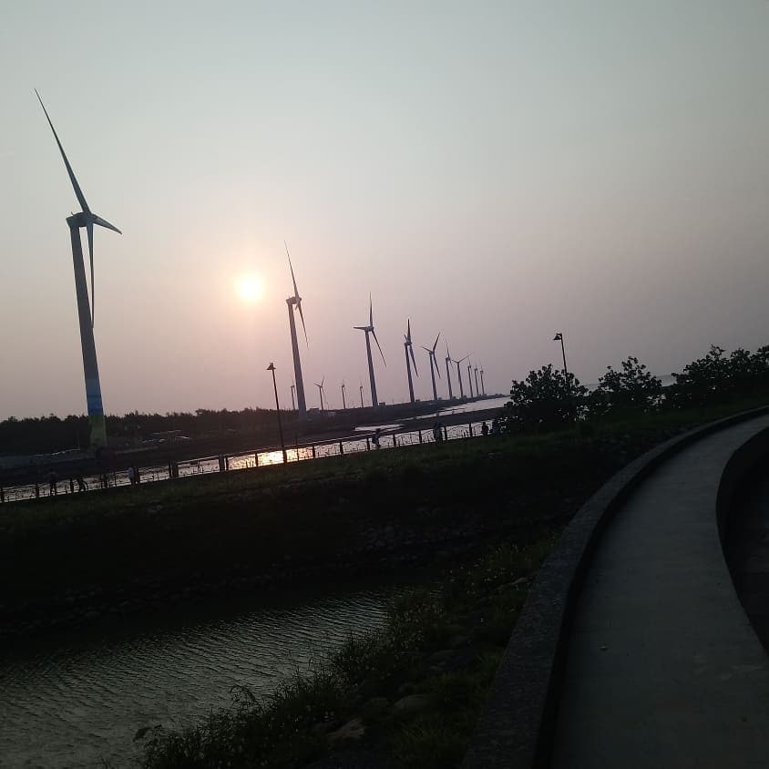 Sunset on the first day of Golden Week in Japan 2