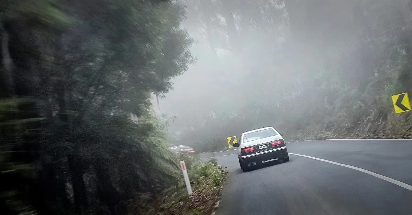 King Lake Foggy Drive Photos