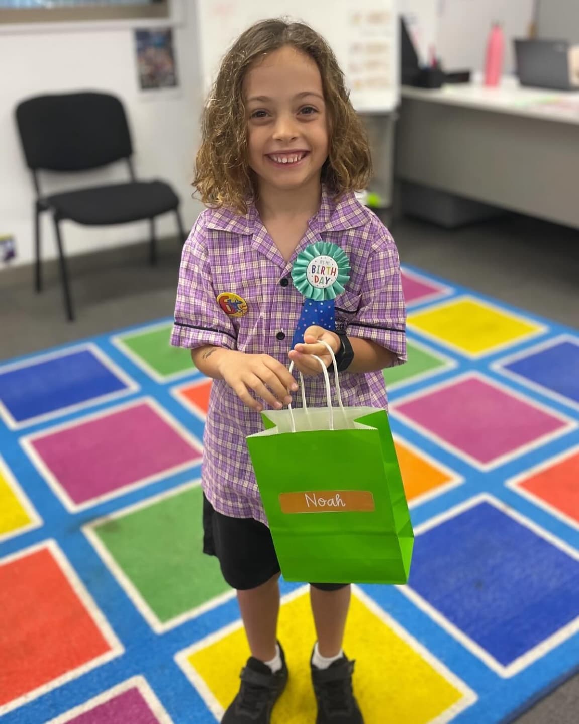 Noah's 6th Birthday Map