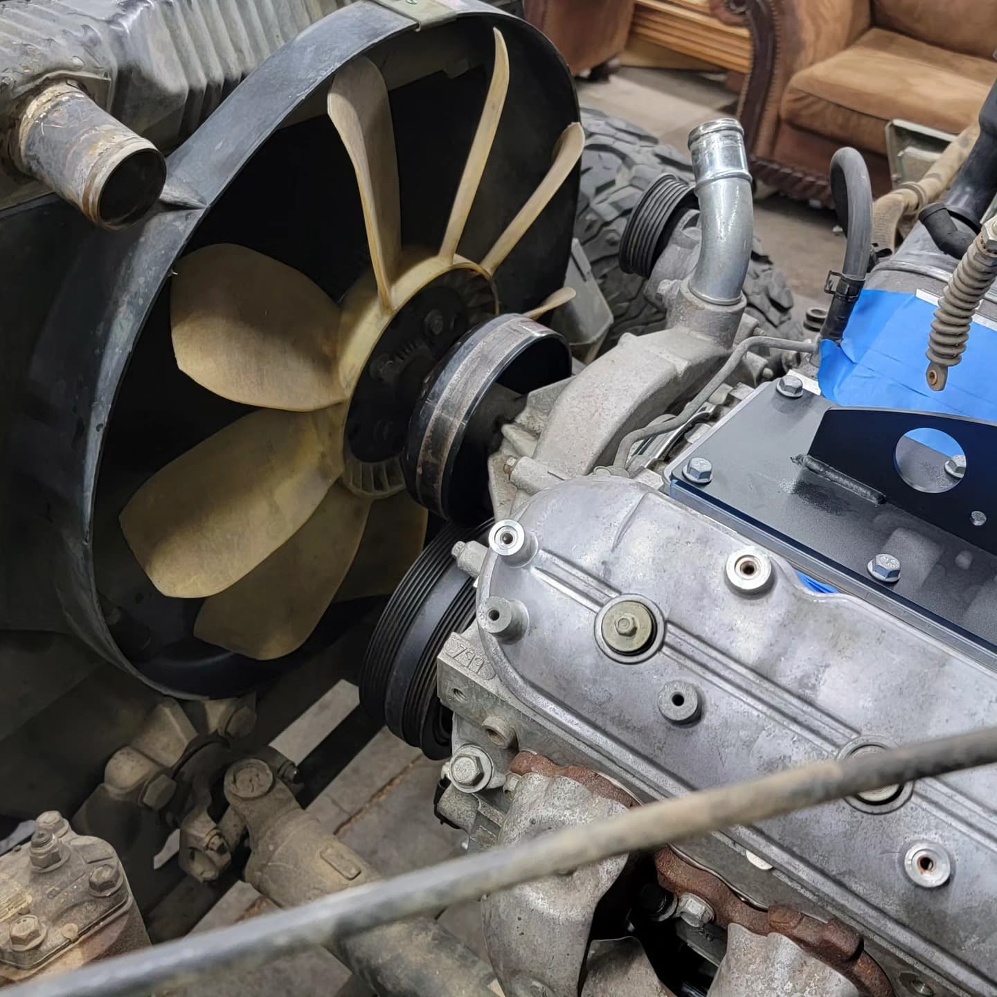 HMMWV LS Swap Progress 6