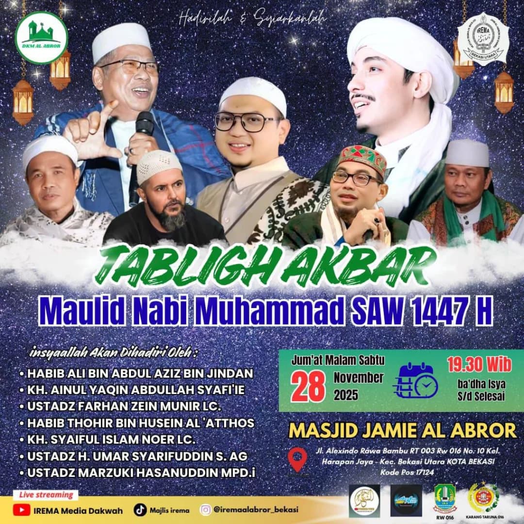 Prophet Muhammad's Birthday in Bekasi