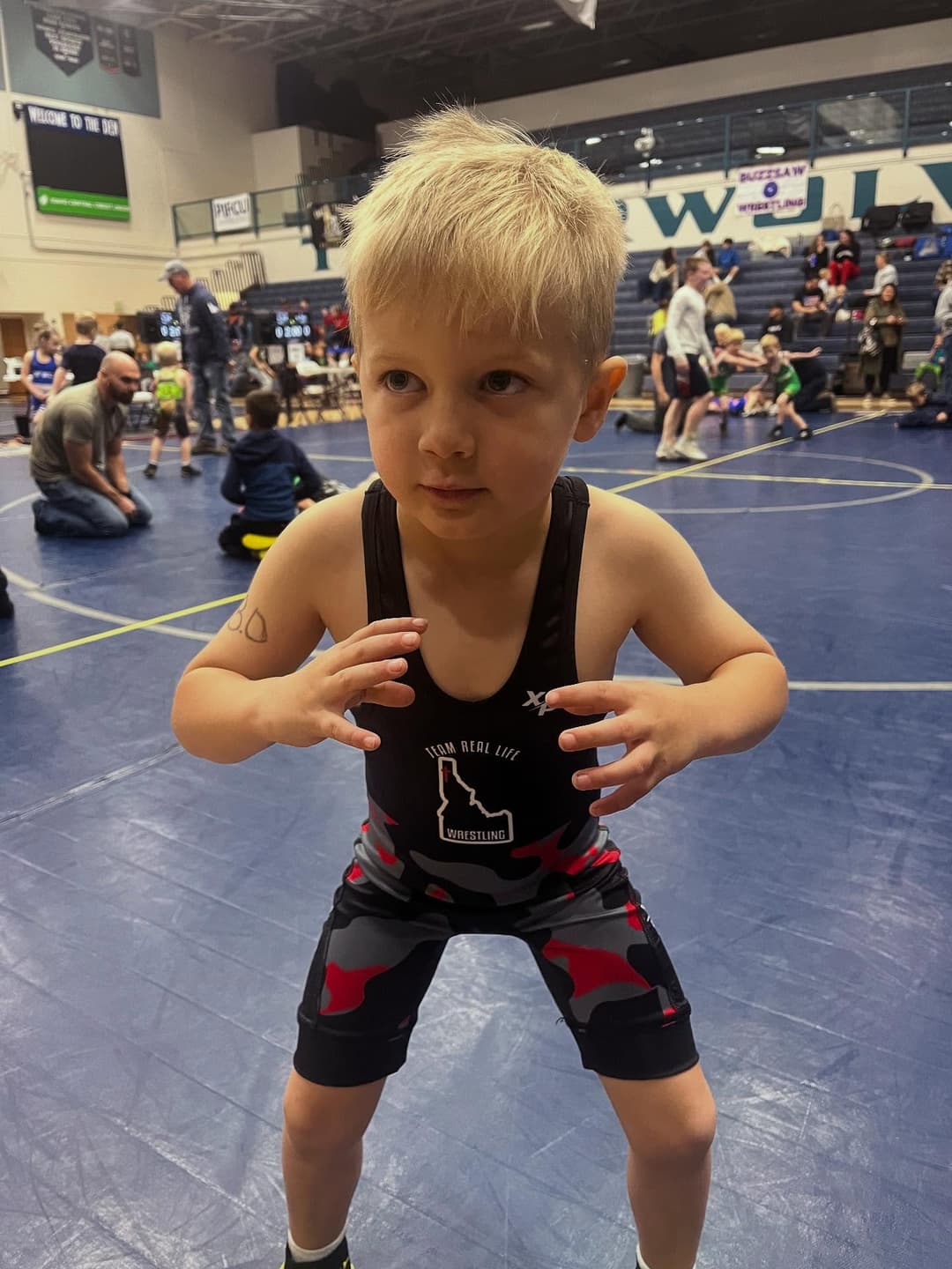 Cash's First Wrestling Match!