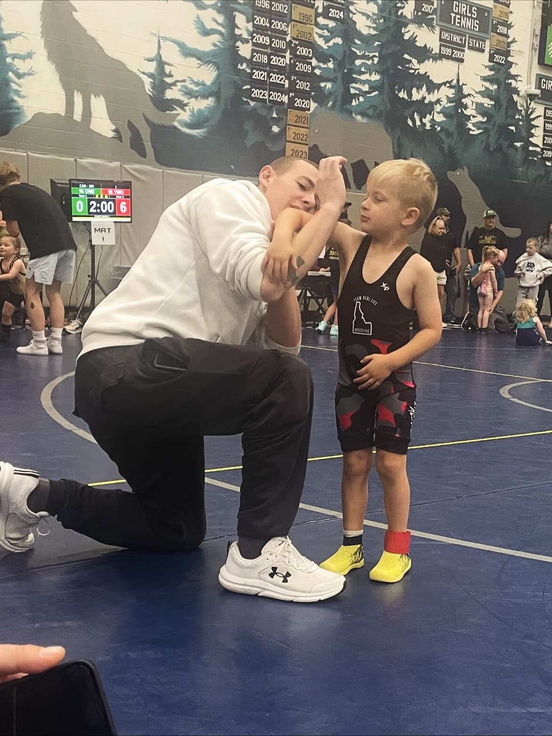 Cash's First Wrestling Match! 4