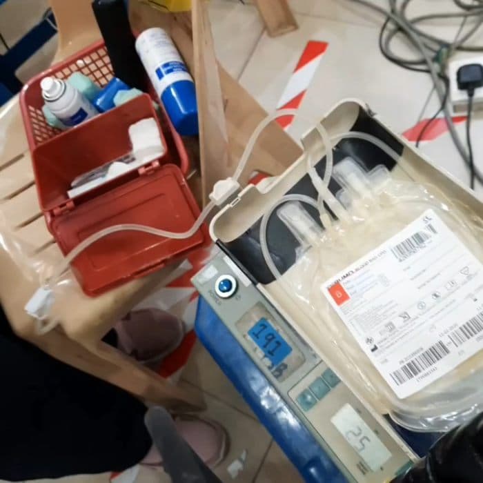 Donated blood again!