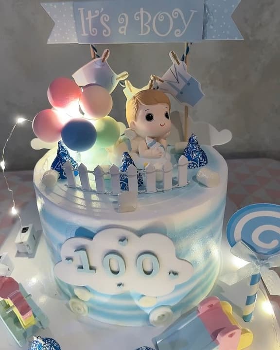 Roel's 100-Day Celebration Cake