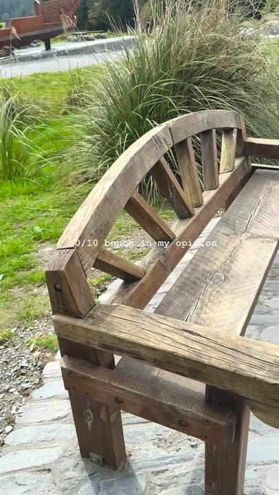 Fox Glacier: Not Your Average Bench