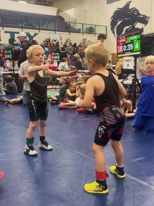 Cash's First Wrestling Match! 5