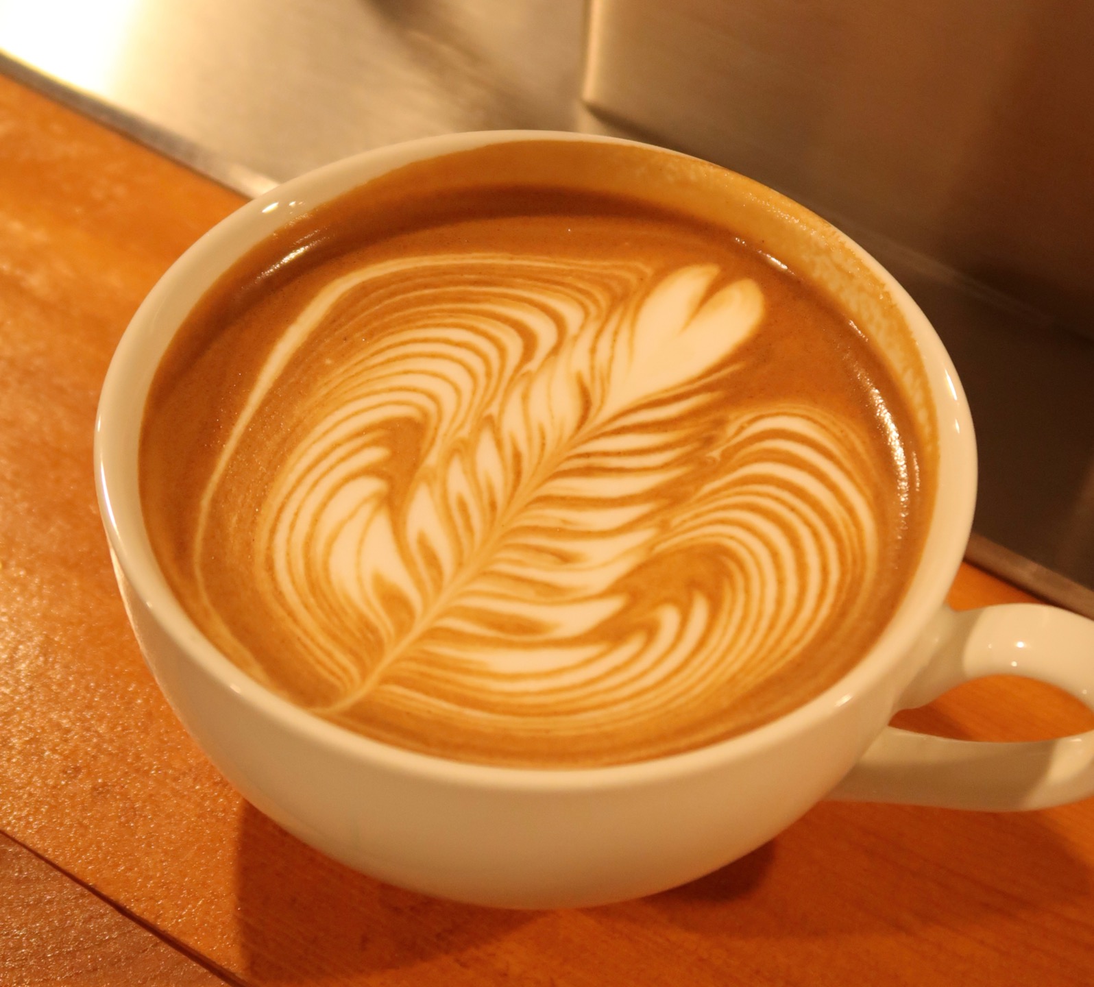 My latte art is looking pretty good! 2