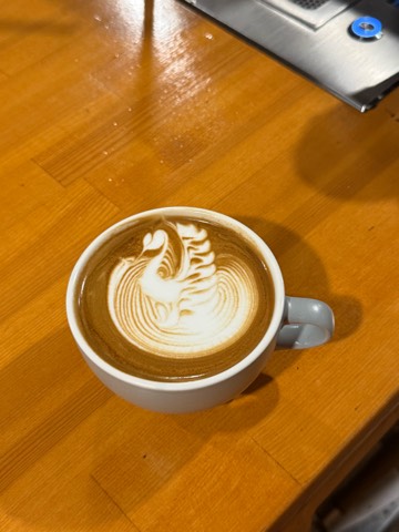 My latte art is looking pretty good! 4