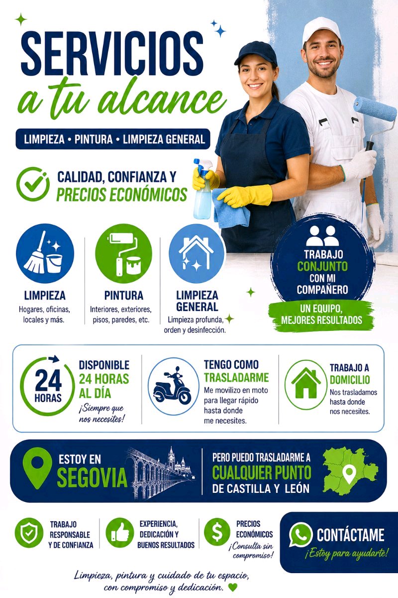 ofrezco servicio de limpieza