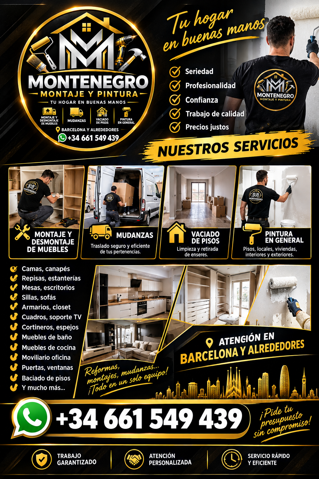Montaje de muebles y pintura