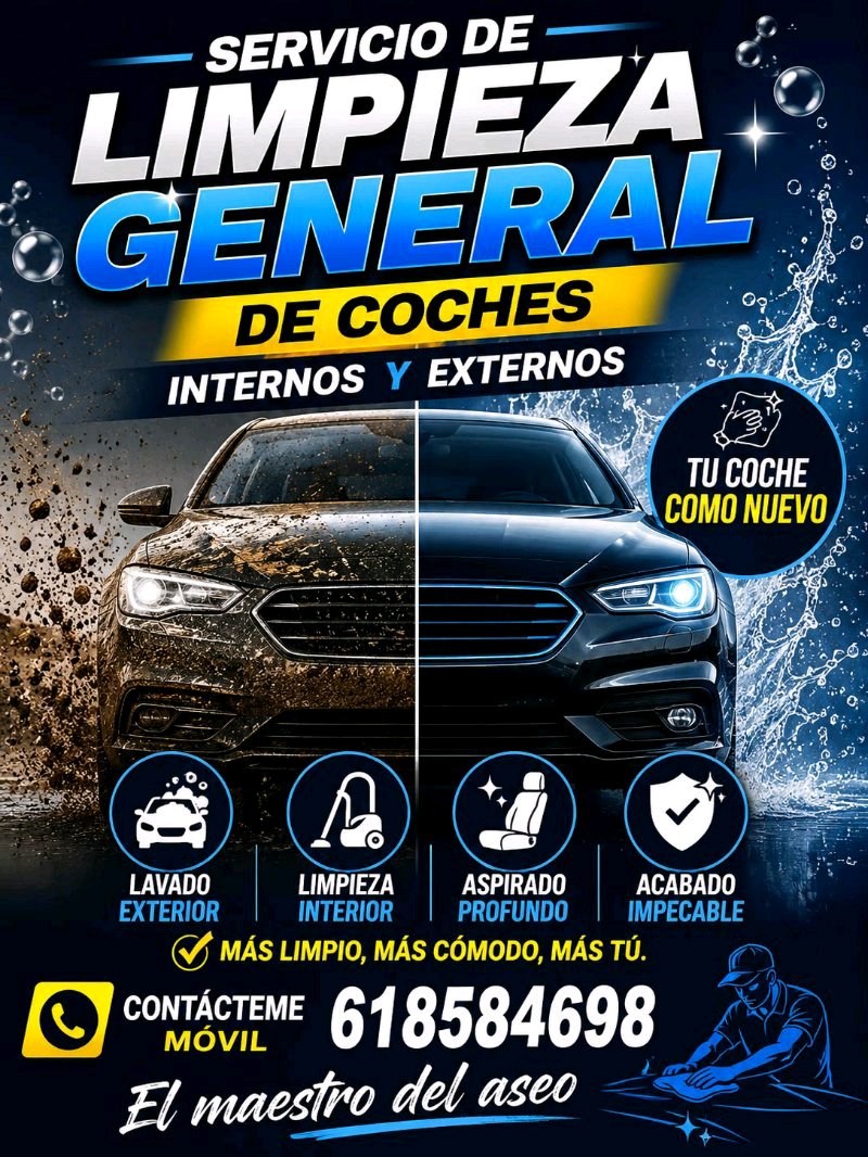 pintor y aseo de coches