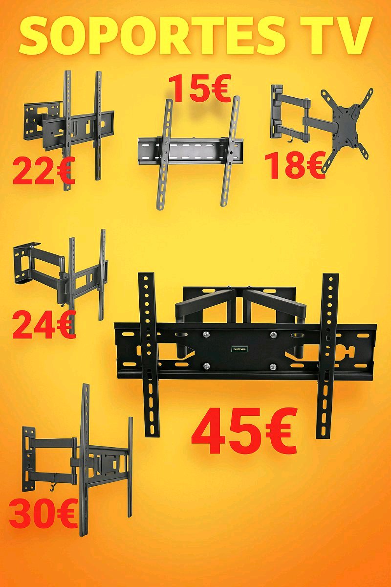 soportes para televisor varios