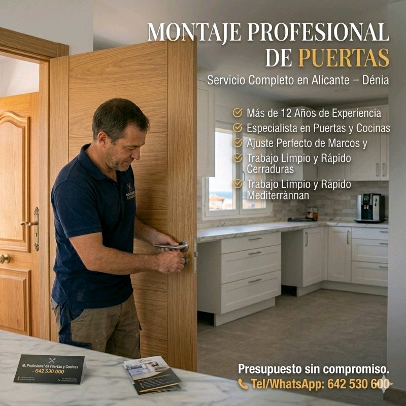 montaje puertas Alicante - benidorm