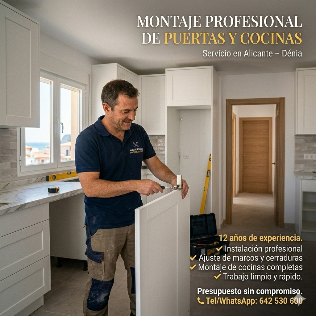 montador de muebles. cocinas.