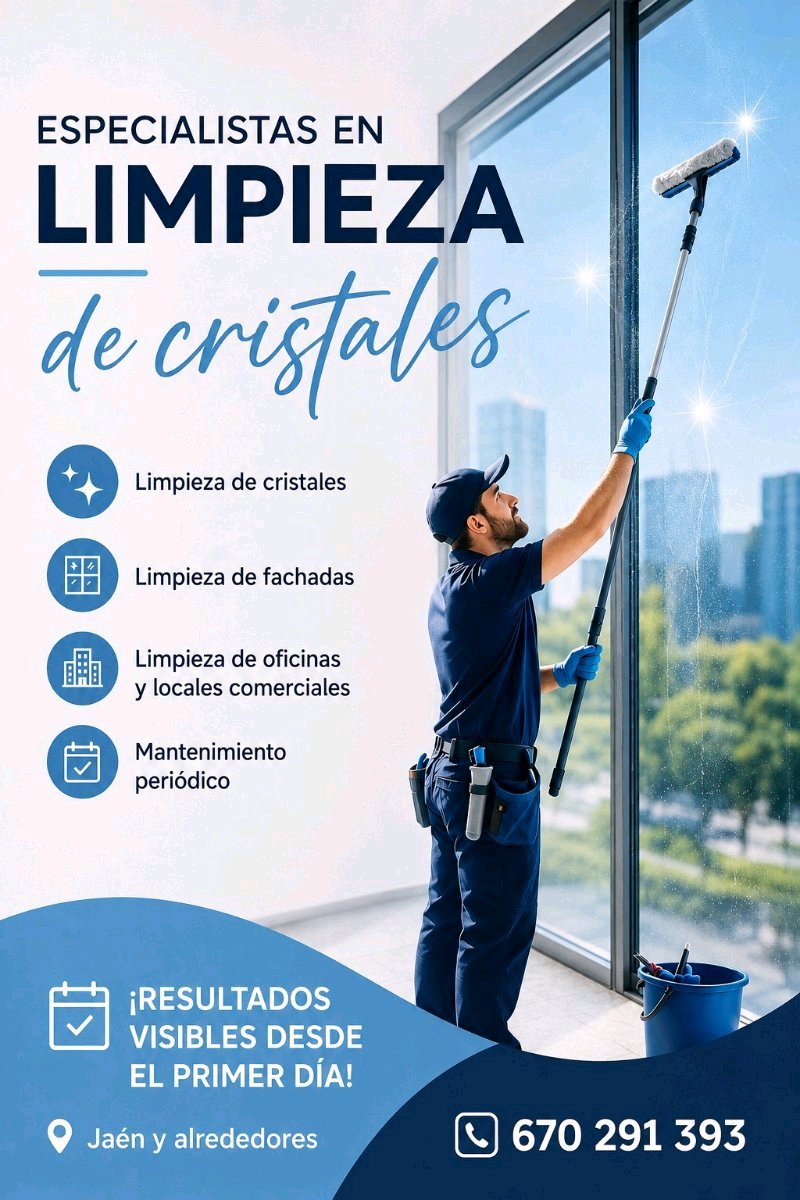Limpieza de cristales