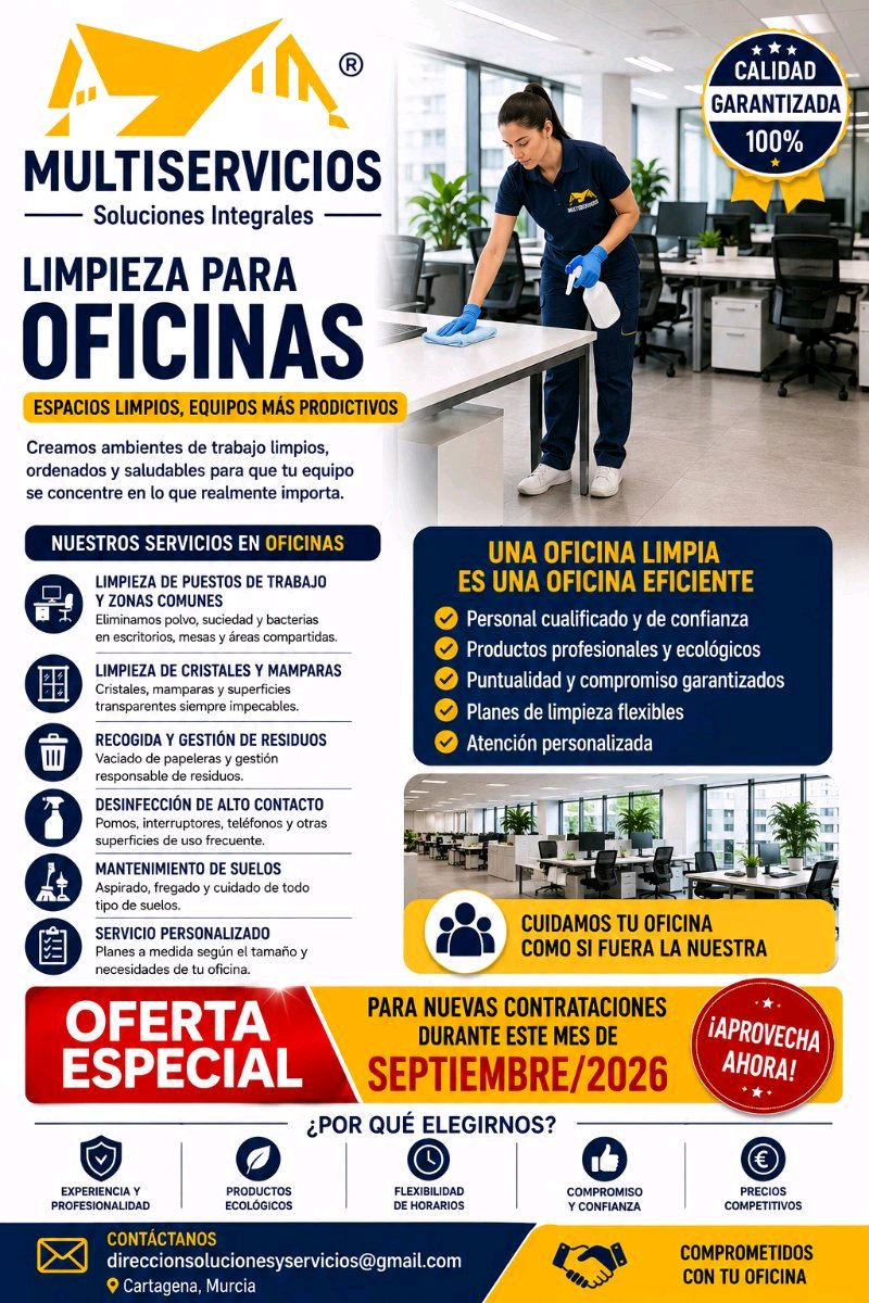 LIMPIEZA DE OFICINAS