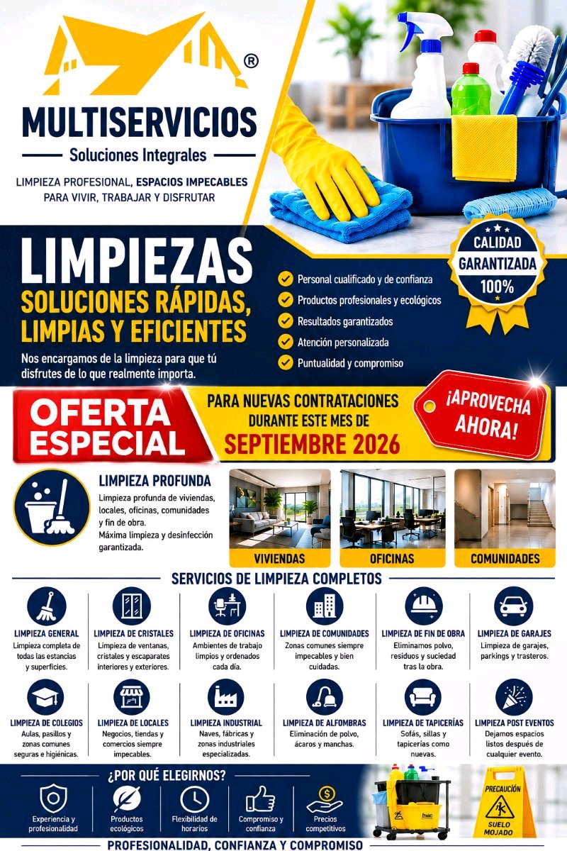 NECESITA CONTRATAR LIMPIEZAS?